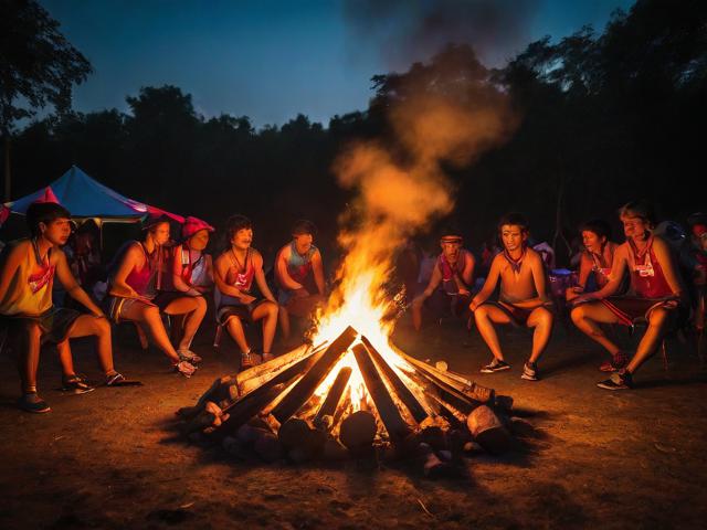 九游体育网站_ 乡村篝火晚会运动会，乡土气息浓郁的运动盛典，篝火晚会集体游戏