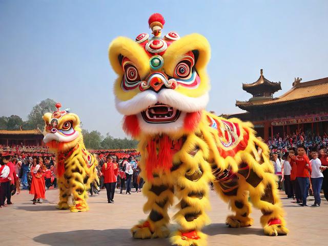 九游体育网站_ 传统民族舞狮表演赛，文化与运动的精彩碰撞