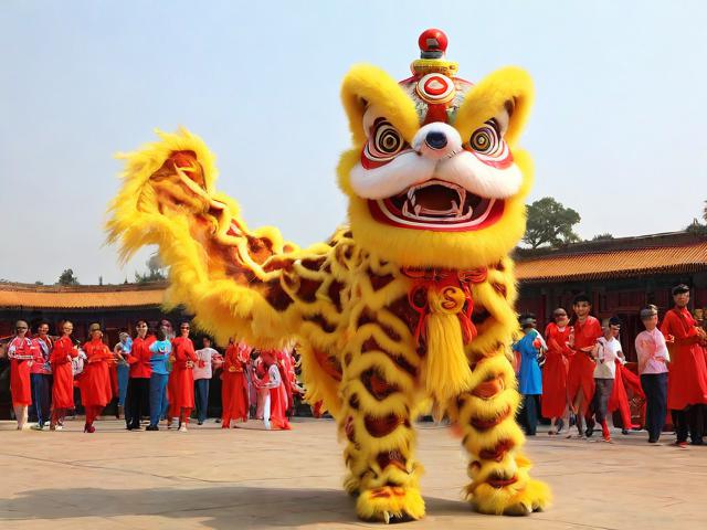 九游体育网站_ 传统水袖舞狮比赛，文化盛宴里的运动魅力